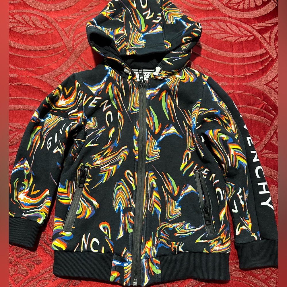 Kids Givenchy zip up sweater